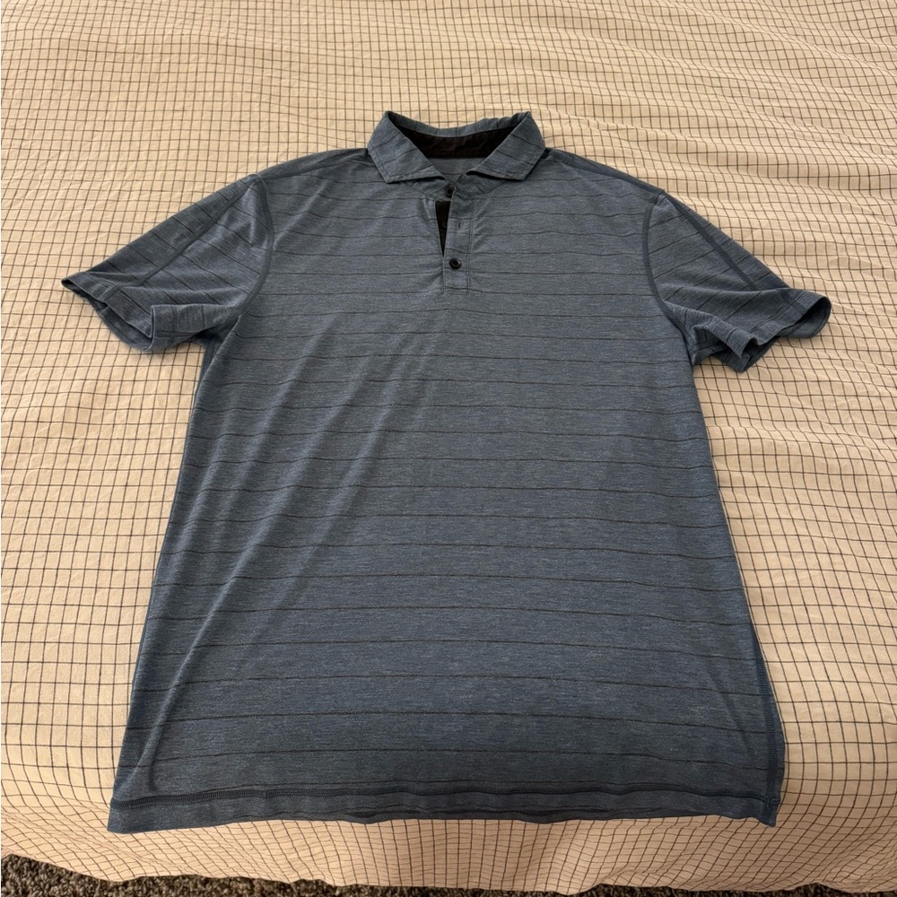 Men’s medium blue lululemon athletic polo